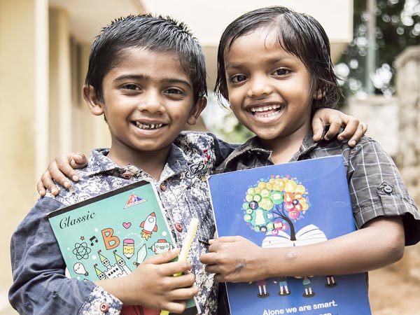 Teachers guiding students
